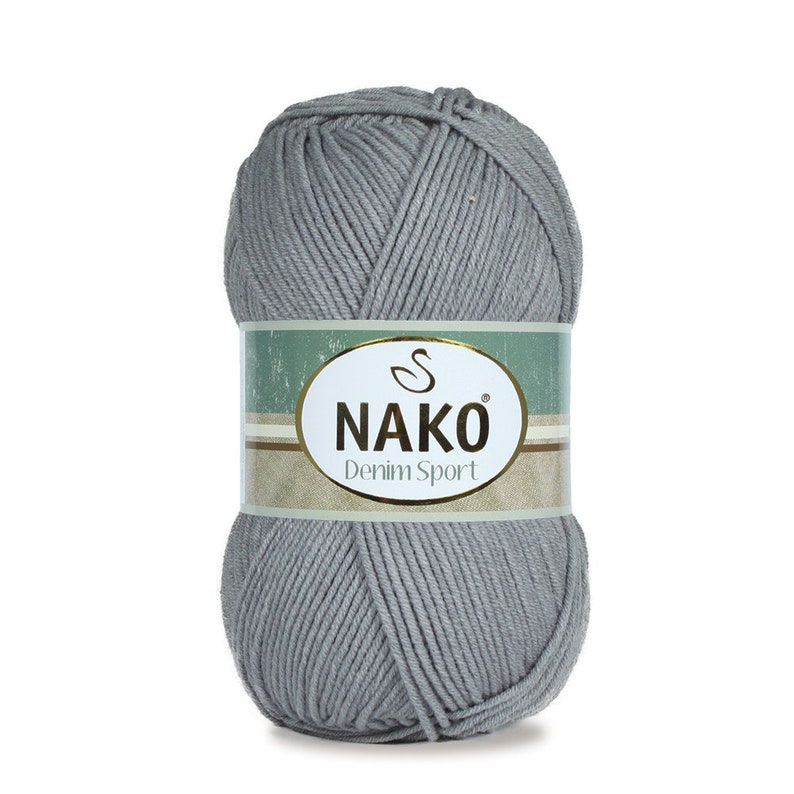 NAKO Denim Sport Yarn Cotton Acrylic Yarn Suitable for Etsy