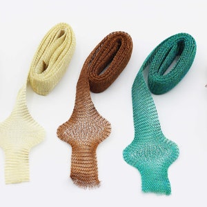 Titan-Mesh-Band Meterware, 1 m bis 100 m verfügbar, Großhandel Wired Band, Mesh Tube für Kränze, Blumenmuster, Schmuck