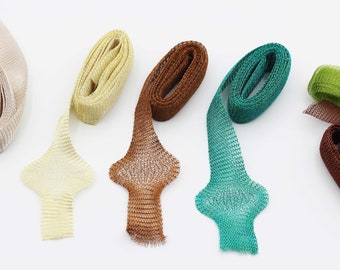 Titanium Wire Mesh by the Meter, 1m to 100m Available, Mesh Ribbon for Wreaths, Floral Design, Jewelry