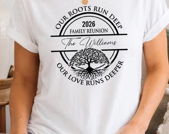 Family Reunion Tree SVG Custom Shirt Design Digital Download Cricut Cut File