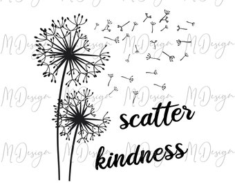 Dandelion Svg Etsy