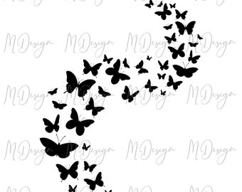 Download Flying Butterfly Svg Etsy