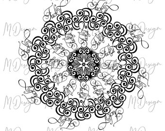 Download Fuck mandala | Etsy