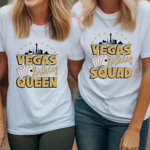 Rainha do aniversário de Vegas | Esquadrão de Aniversário SVG | Arquivos de corte para Cricut e Silhouette | Camisas de festa de aniversário para Las Vegas
