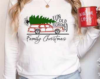 Funny Family Christmas SVG - Old Fashioned Vacation Design (Digital Download)