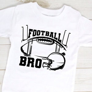 Voetbal Bro SVG | Voetbal broer T-shirt ontwerp SVG | Familielid Sportfan American Football | Speldag SVG