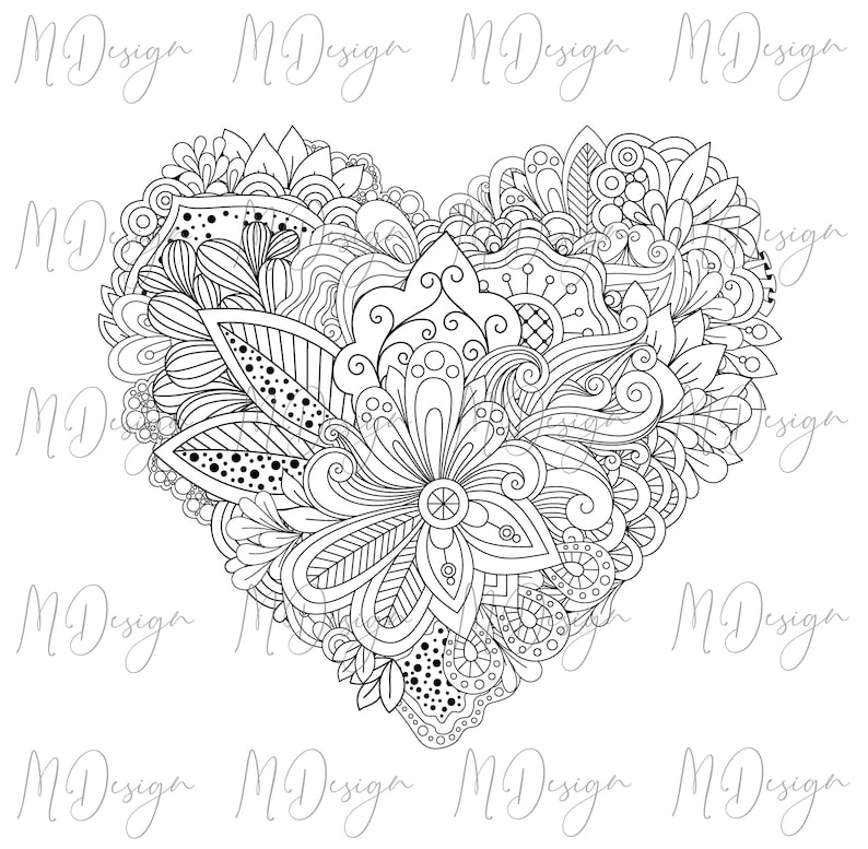 Free Free 290 Heart Mandala Cricut SVG PNG EPS DXF File
