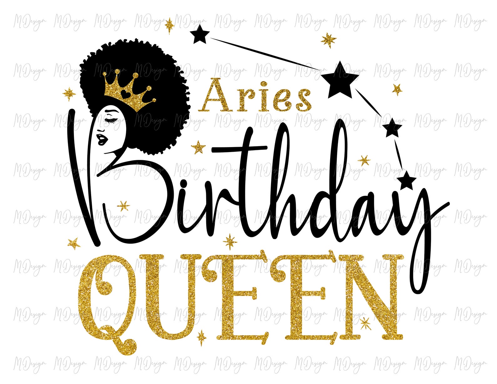 Aries Queen SVG