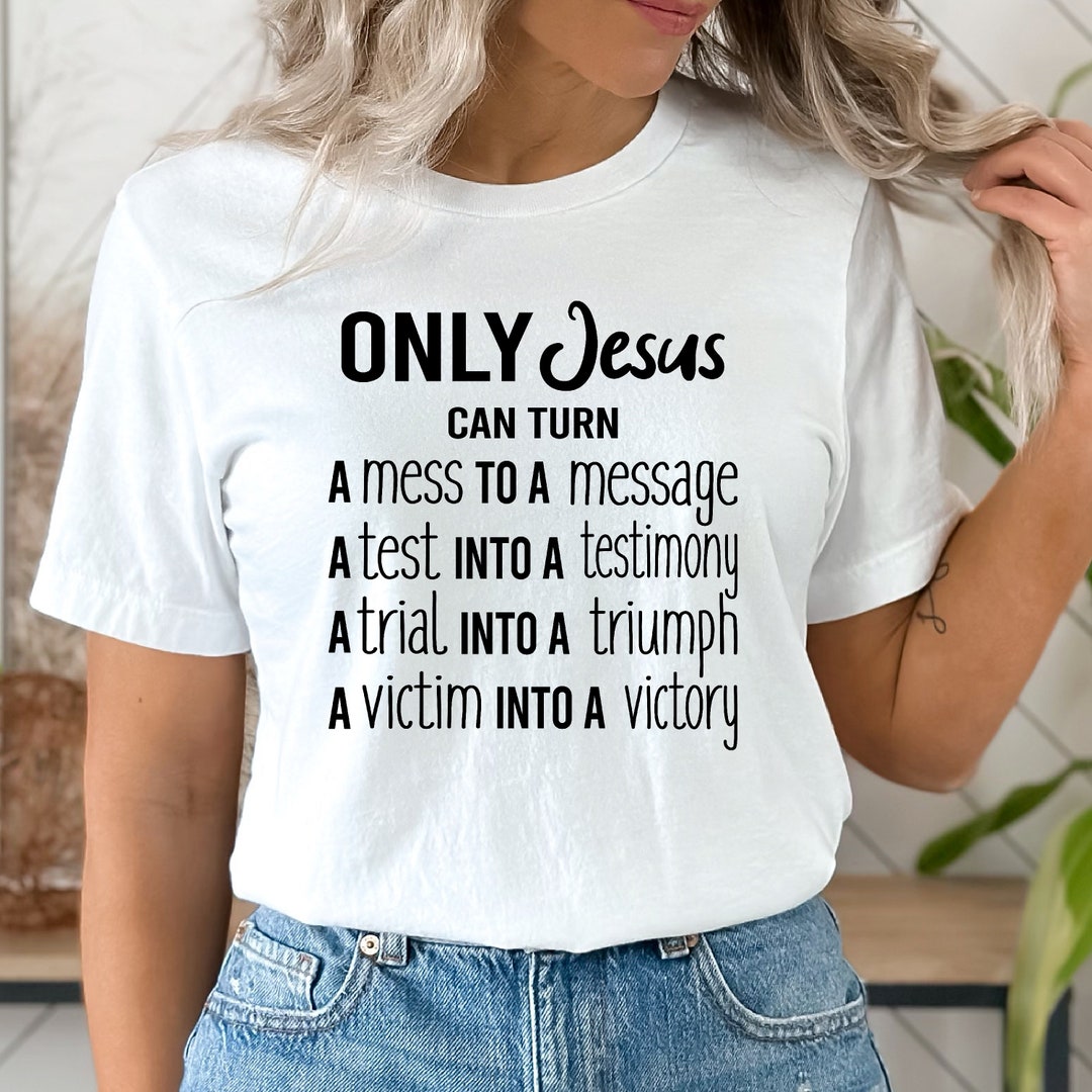 Jesus SVG Only Jesus Can Turn T Shirt Design for Religious, Christian ...