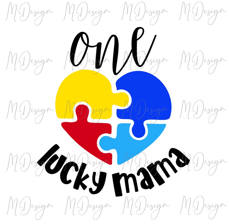 Free Free One Lucky Mama Autism Svg 543 SVG PNG EPS DXF File