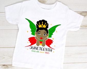 Juneteenth SVG – Afro Girl T-Shirt Design, Kids/Toddler (Digital Download)