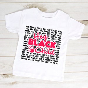 Hey Black Child SVG - Black Child You can Be Anything T Shirt Design - Great for Vinyl Cutting, Stickers, Decals, Printing T Shirts