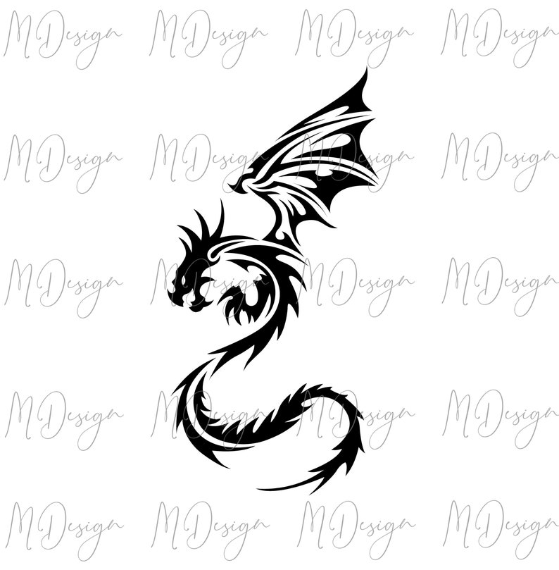 Download Dragon SVG Cut File for Cricut Silhouette Cameo Great for ...