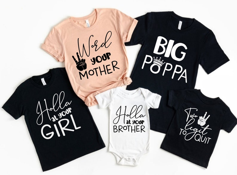 Download Family Matching T Shirts SVG Design Word To Your Momma Big | Etsy