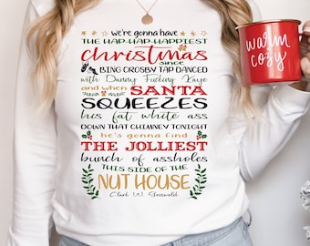 Jolliest Bunch SVG | Griswold Clipart | Christmas Vacation SVG | DIY Wall Art Sign for Holidays | svg Files for Cricut | Most Popular Svg