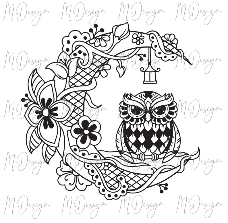 Free Free Owl Mandala Cricut 644 SVG PNG EPS DXF File
