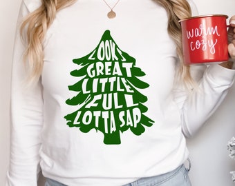 Funny Christmas Tree SVG: Vacation Quote Design (Digital Download)