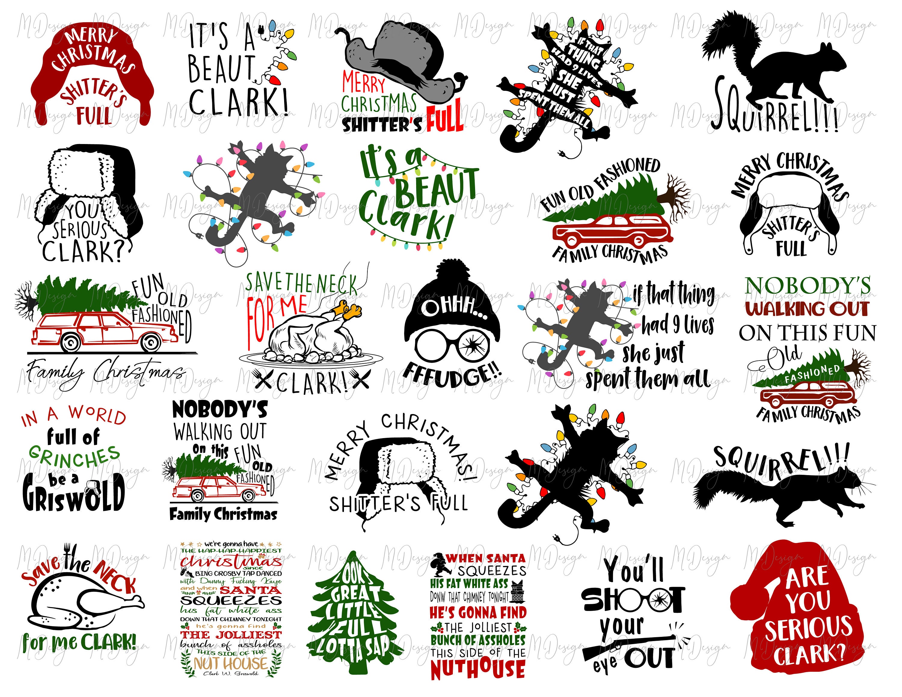 Christmas Vacation SVG Bundle Christmas SVG Files for - Etsy Ireland