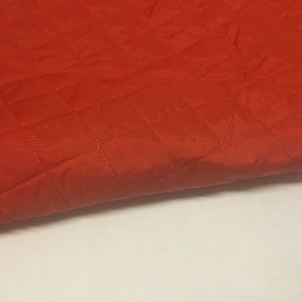 NEW High Class Orange Quilted Fabric