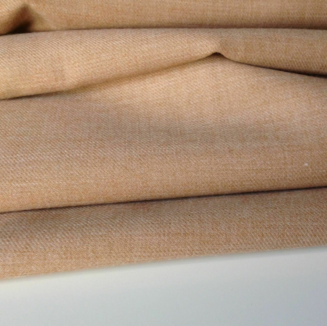 Beautiful Italian Camel Colour Catrionic Wool Touch Suiting Fabric 62 ...