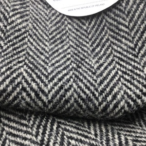NEW Herringbone 100% Wool Tweed Made in Ireland Fabric - Etsy