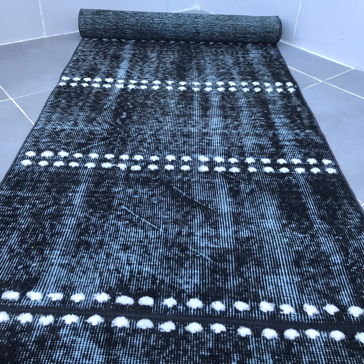 2x16runner Rug,black Rug,16’5x2’6feet,runner Rug,506x80cm,black Runner Rug,turkish Runner Rug,long Runner Rug,kitchen Runner Rug,aztec Rug - Etsy