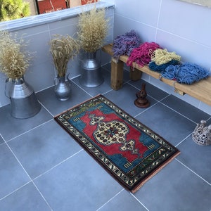 Doormat rugminimalist rugbathroom rug3'1x1'8 | Etsy