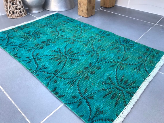 Kostenlose Schiff Teppich Grune Fussmatte Teppich Kleine Etsy