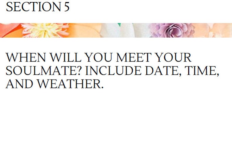 Manifest Your Soulmate Workbook Etsy