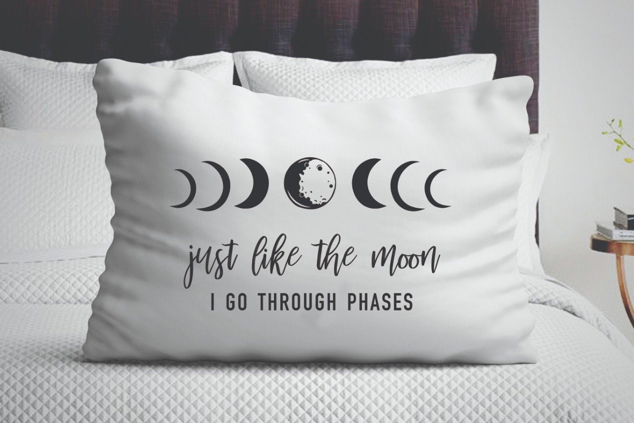 Just Like The Moon I Go Through Phases Love You Love You Etsy