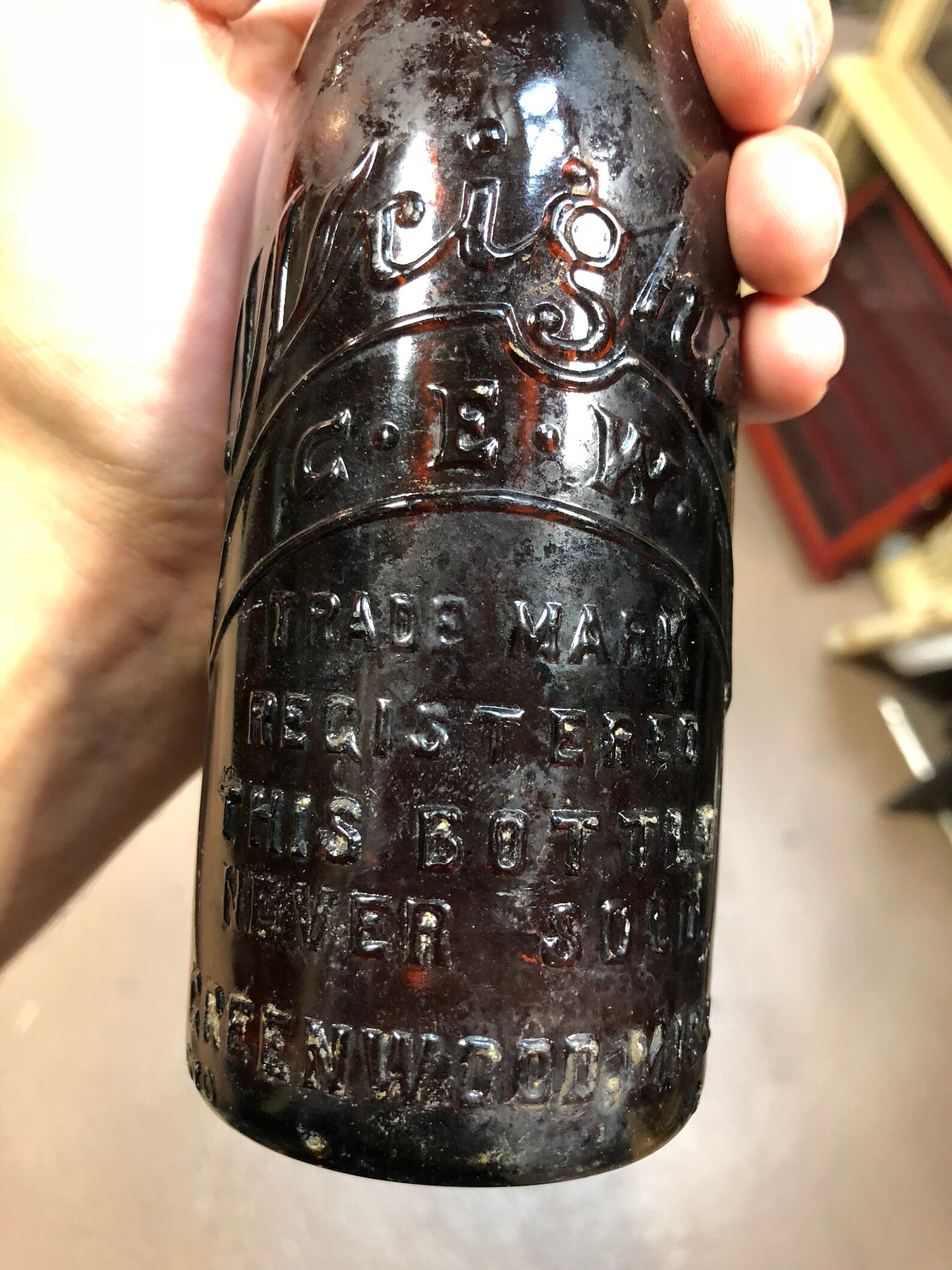 Rare vintage Coca Cola Brand Glass Root Beer Bottle Etsy