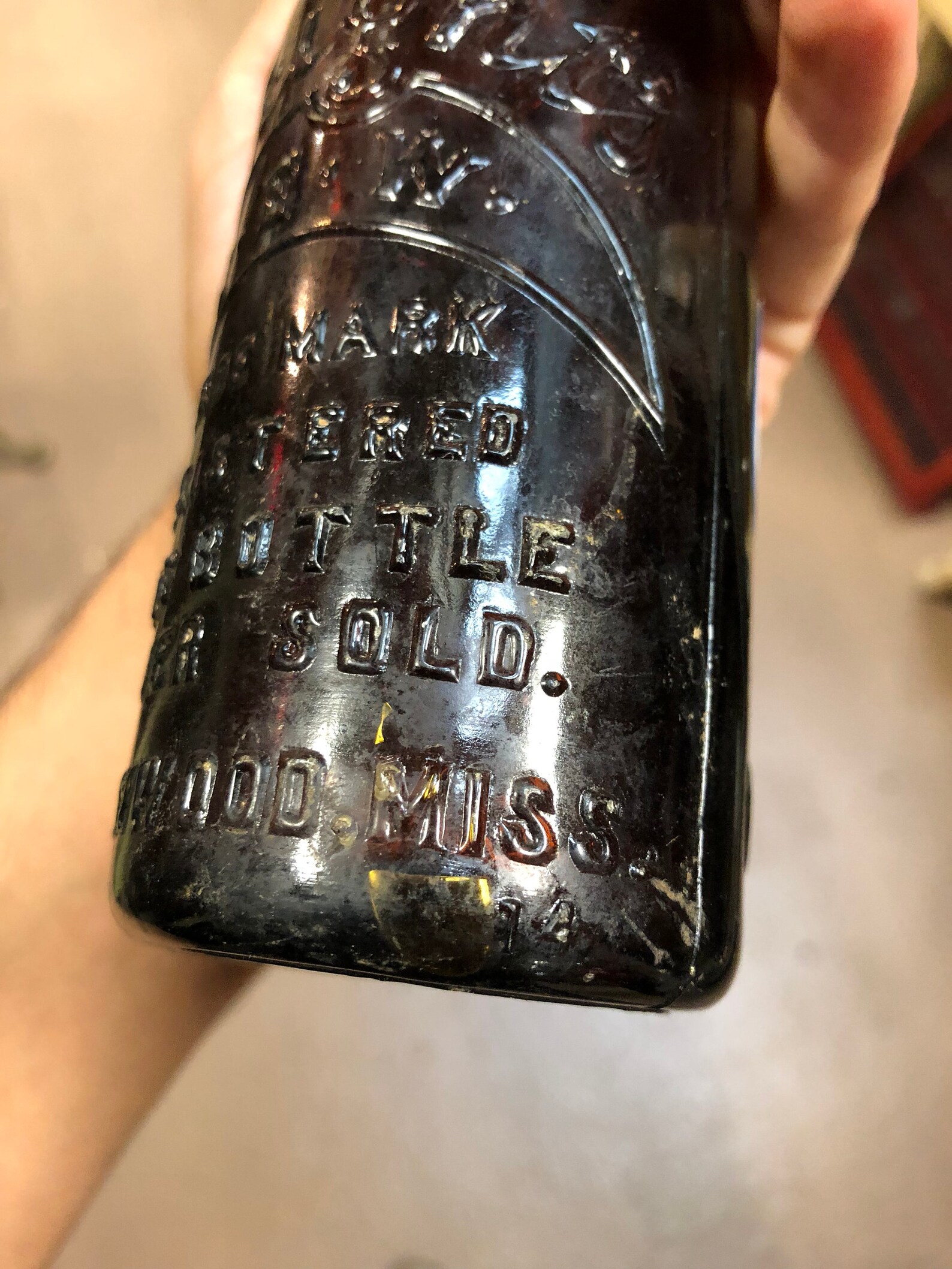 Rare vintage Coca Cola Brand Glass Root Beer Bottle Etsy