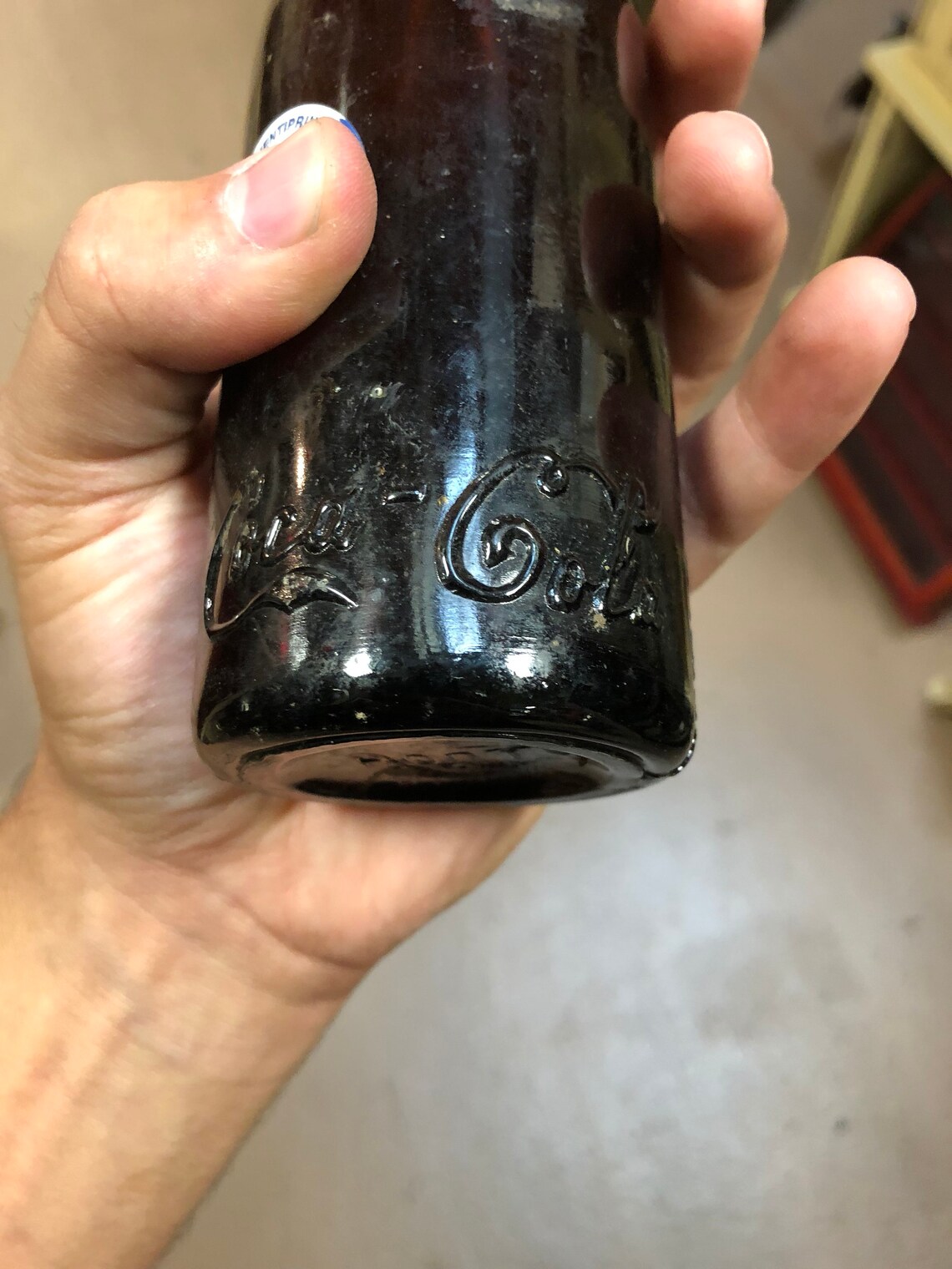 Rare vintage Coca Cola Brand Glass Root Beer Bottle Etsy