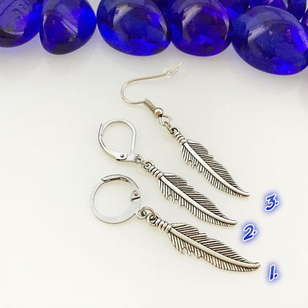 Feather Earrings Etsy