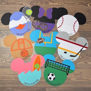 Mousekeeping Tip Envelopes; Mousekeeping Card; Housekeeping Card; Scrapbook Card; Mouse Card; All Star Sports Inspired Cards