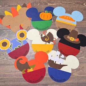 Mousekeeping Tip Envelopes; Mousekeeping Card; Housekeeping Card; Scrapbook Card; Mouse Card; Thanksgiving Inspired Cards