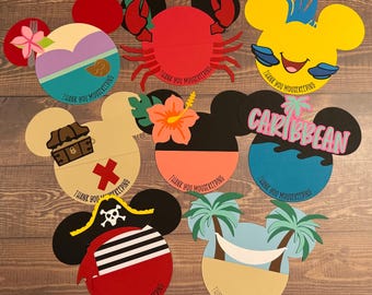 Mousekeeping Tip Envelopes; Mousekeeping Card; Housekeeping Card; Scrapbook Card; Mouse Card; Caribbean Beach Inspired Cards