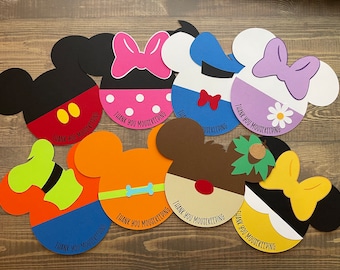 Mousekeeping Tip Envelopes; Mousekeeping Card; Housekeeping Card; Scrapbook Card; Mouse Card; Mickey & Friends Cards