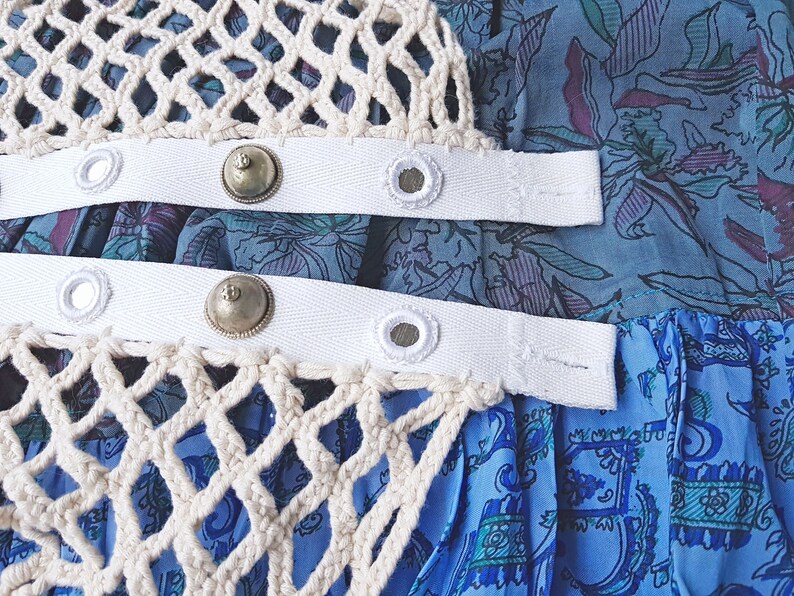 Cream Saye Gosha Segusha with Turkoman Buttons and Shisha Mirrors ATS FCBDstyle Tribal Fusion Belly Dance Accessory