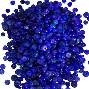 Blauwe opaal rondelle kralen: Australische edelsteensieraden maken