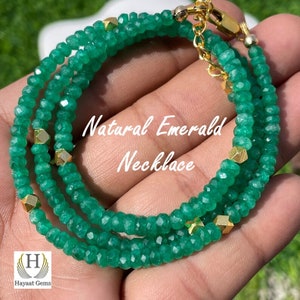 thumbnail image 2 of New 6MM 8MM 10MM 12mm Natural Green Emerald Round Gems Loose Beads 2 of 14