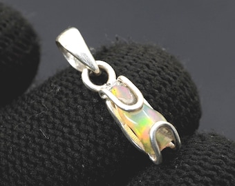 Hänge med grov opal - Handgjorda naturliga etiopiska opal 925 silversmycken