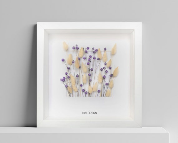 Flower Shadow Box Dried Flowers Framed Dry Plant Art | Etsy Flower Shadow Box Dried Flowers Framed Dry Plant Art | Etsy