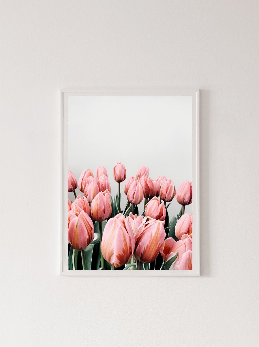 Tulip Wall Art Flower Printable Plant Print - Etsy