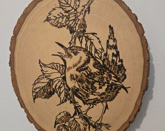 Wood Burning Wall Design