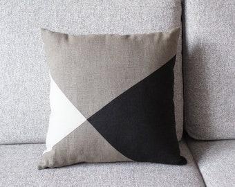 Decorative linen pillow cover, natural sofa cushion case, eco-friendly home decor