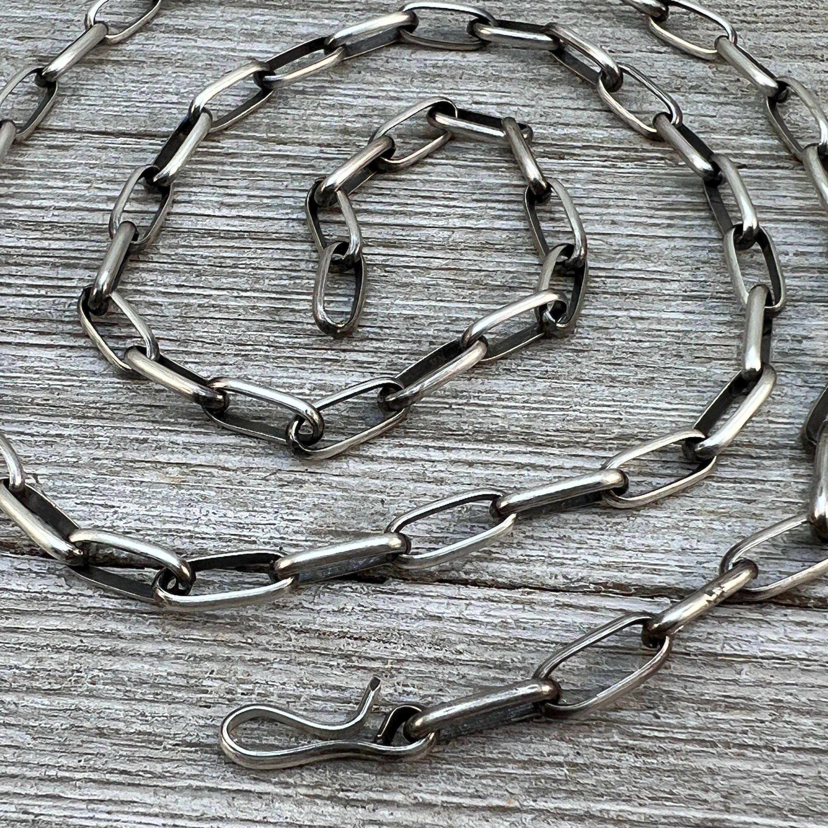 Navajo chain 60cm① Navajo Chain Silver - Etsy