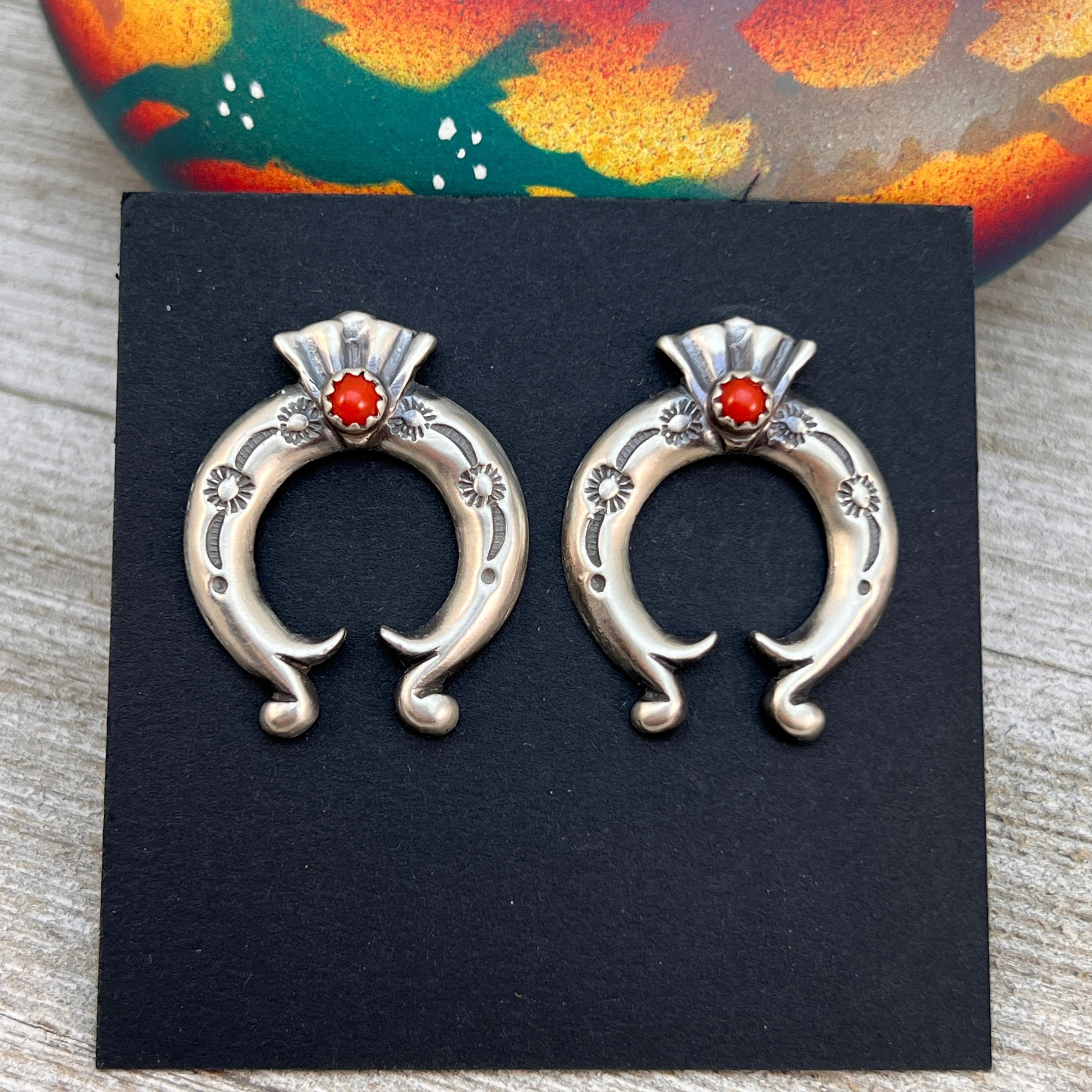 Crescent Naja Stud Earrings Gold-plated Sterling Silver Crescent Naja Stud Earrings Gold-plated Sterling Silver