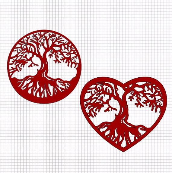 Download Tree Of Life Svg Tree Svg Tree Sublimation Heart Svg Etsy