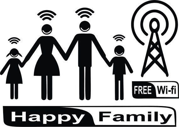 Download Free Wi Fi Svg Family Svg Happy Family Cutting Files Svg Etsy PSD Mockup Templates